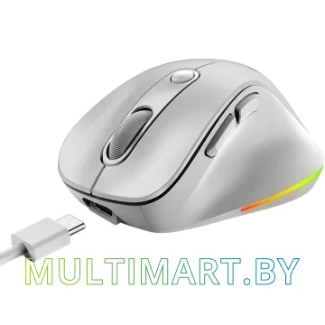Мышь Genius Ergo 9000S Pro (белый) картинка 3